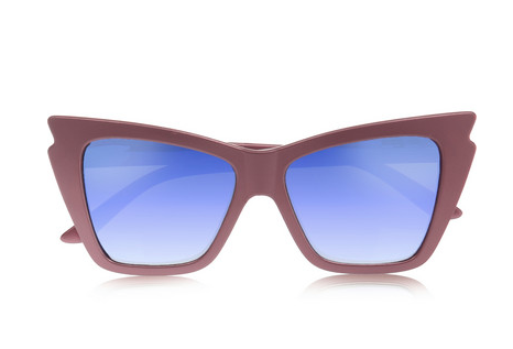 le specs rapture metallic sunglasses, net-a-porter